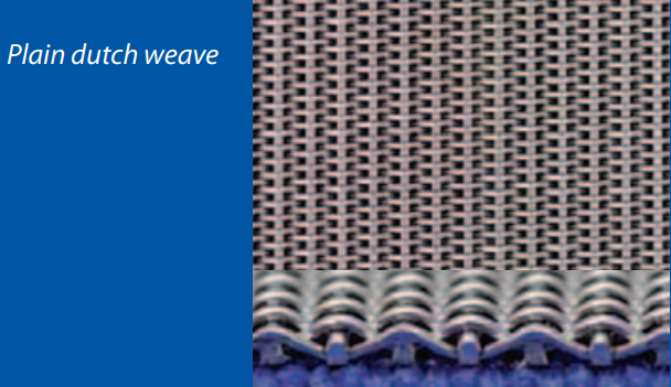 Stainless Steel Woven Wire Mesh---Plain Dutch Weave (PDW)