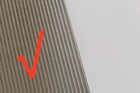 How to distinguish good stainless steel filter mesh and bad ones