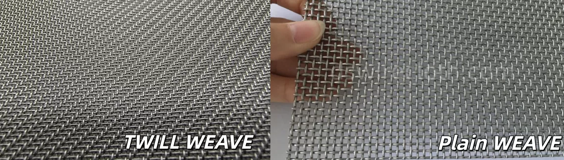 Stainless Steel Square Mesh  Plain Weave & Twill Weave