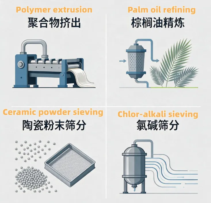 Understanding Filtration Challenges in Palm Oil, Ceramic Powder, and Chlor-Alkali Industries