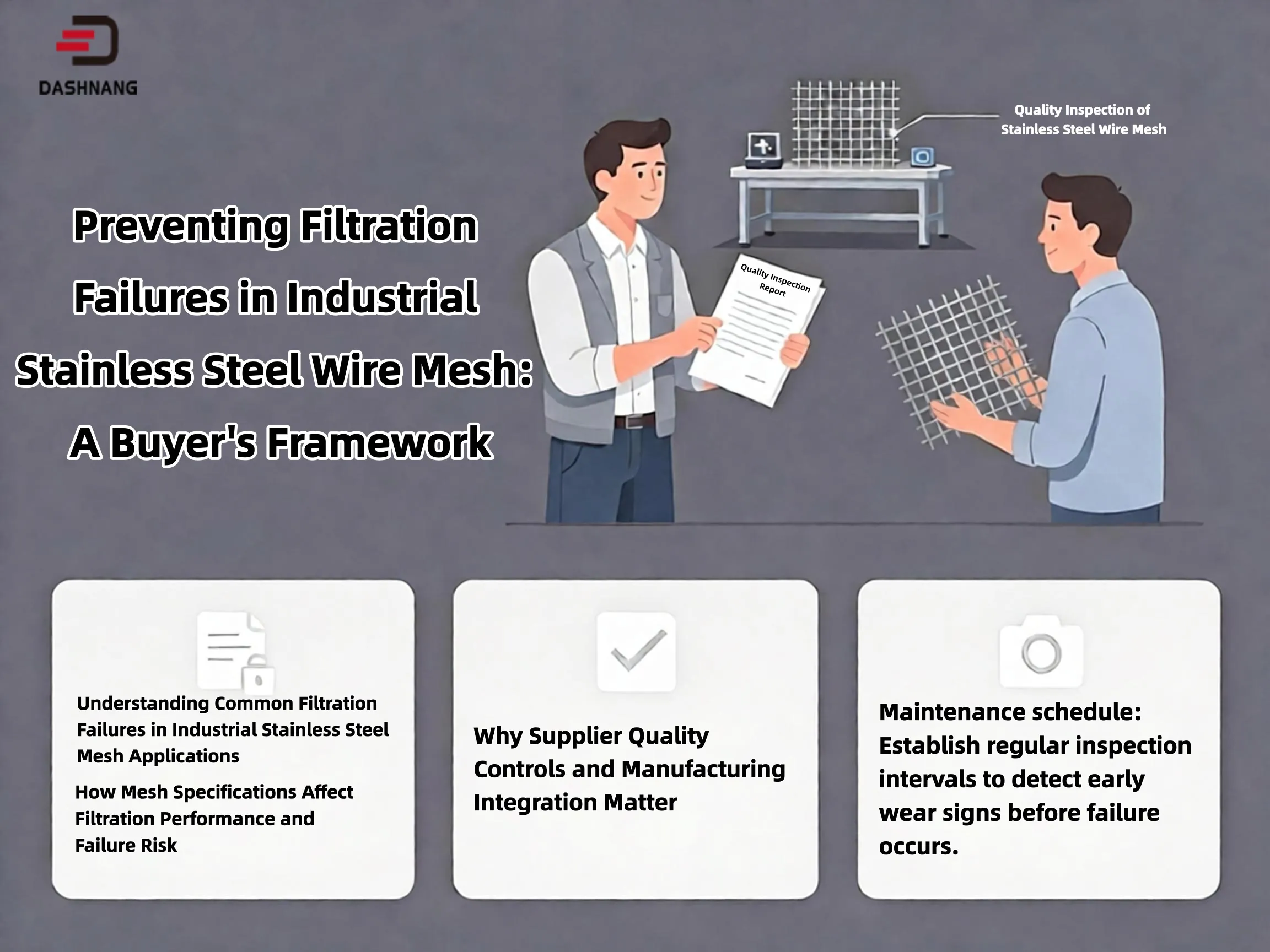 Preventing Filtration Failures in Industrial Stainless Steel Wire Mesh: A Buyer's Framework