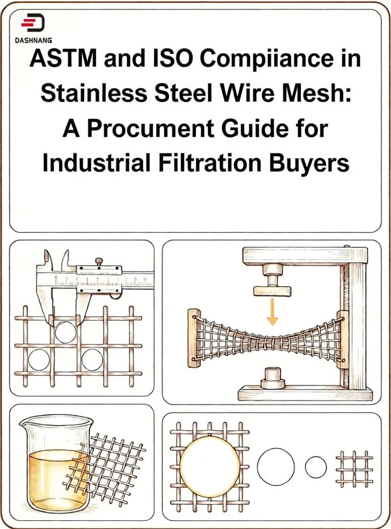 ASTM/ISO Compliance for Stainless Steel Mesh: Industrial Filtration Procurement Guide
