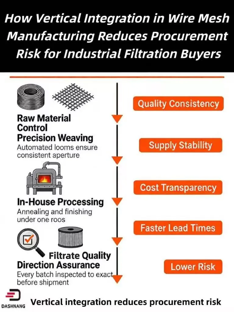 How Vertical Integration Reduces Procurement Risks for Buyers of Industrial Filtration Products